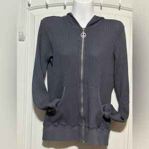 Allen Allen Charcoal Knit Sweater